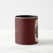 スチームパンクリースコグズメリークリスマスパーソナライズされた マグカップ (中央)