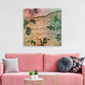 スチームパンクルーズバラ |ヴィンテージ動揺してエフエラ キャンバスプリント (インサイチュ (リビング))