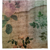 スチームパンクルーズバラ |ヴィンテージ動揺してエフエラ シャワーカーテン (正面)