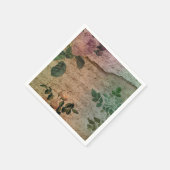 スチームパンクルーズバラ |ヴィンテージ動揺してエフエラ スタンダードカクテルナプキン (角)