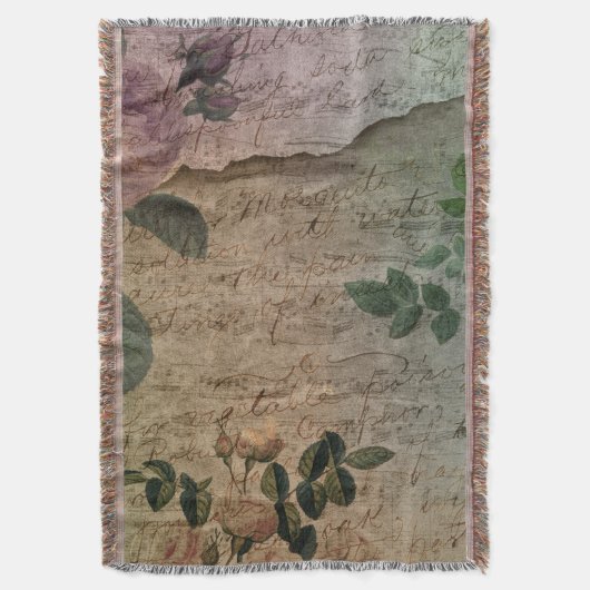 スチームパンクルーズバラ |ヴィンテージ動揺してエフエラ スローブランケット (正面縦)