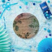 スチームパンクルーズバラ |ヴィンテージ動揺してエフエラ ペーパープレート (パーティー)