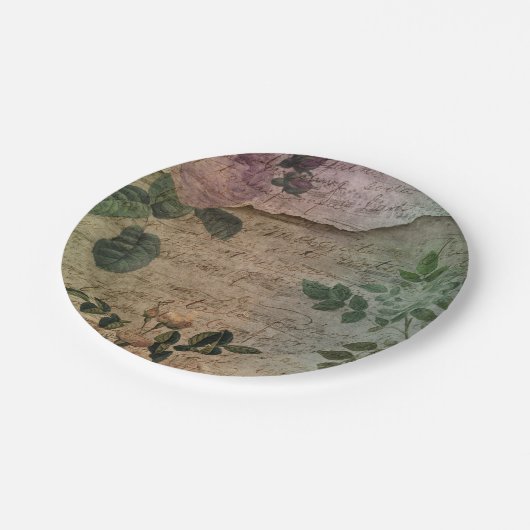 スチームパンクルーズバラ |ヴィンテージ動揺してエフエラ ペーパープレート (アングル)