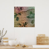 スチームパンクルーズバラ |ヴィンテージ動揺してエフエラ ポスター (キッチン)