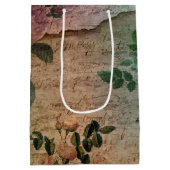 スチームパンクルーズバラ |ヴィンテージ動揺してエフエラ ミディアムペーパーバッグ (裏面)