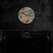 スチームパンクルーズバラ |ヴィンテージ動揺してエフエラ ラウンド壁時計