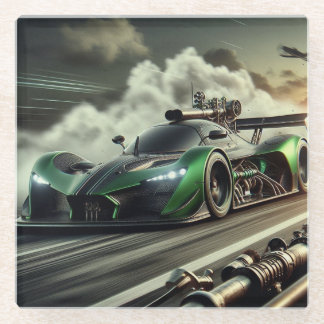 スチームパンクレーサーガラスコアスター ガラスコースター