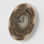 スチームパンクロック ラージ壁時計 (傾斜)