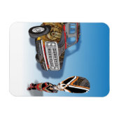 スチームパンクロボットティーンエイジエイリアンサイボーグ マグネット (横)