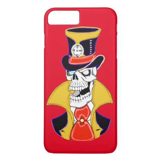 スチームパンクヴァンパイアスカル Case-Mate iPhoneケース (裏面)