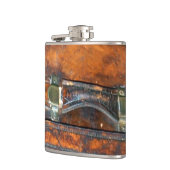 スチームパンクヴィンテージアンティーク蒸し機胴 フラスク (左)