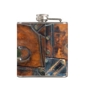 スチームパンクヴィンテージアンティーク蒸し機胴 フラスク (裏面)