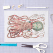 スチームパンクヴィンテージタコ 薄葉紙 (クラフト)