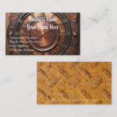 スチームパンクヴィンテージビクトリアンテーマ 名刺 (正面/裏面)