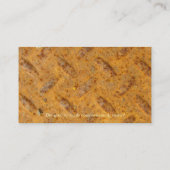 スチームパンクヴィンテージビクトリアンテーマ 名刺 (裏面)