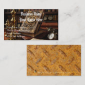 スチームパンクヴィンテージビクトリアンテーマ 名刺 (正面/裏面)