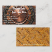 スチームパンクヴィンテージビクトリアンテーマ 名刺 (正面/裏面)