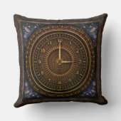 スチームパンクヴィンテージファッションド旧銅時計製造 クッション (裏面)