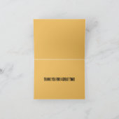 スチームパンクヴィンテージファッションド旧銅時計製造 サンキューカード (内部)