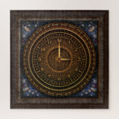 スチームパンクヴィンテージファッションド旧銅時計製造 ジグソーパズル (縦)