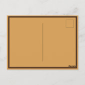 スチームパンクヴィンテージファッションド旧銅時計製造 ポストカード (裏面)