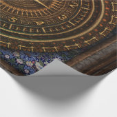 スチームパンクヴィンテージファッションド旧銅時計製造 ラッピングペーパー (角)