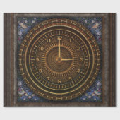 スチームパンクヴィンテージファッションド旧銅時計製造 ラッピングペーパー (フラット)