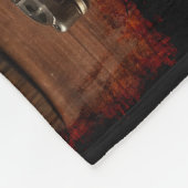 スチームパンクヴィンテージブック フリースブランケット (角)