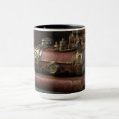 スチームパンクヴィンテージブック マグカップ (中央)