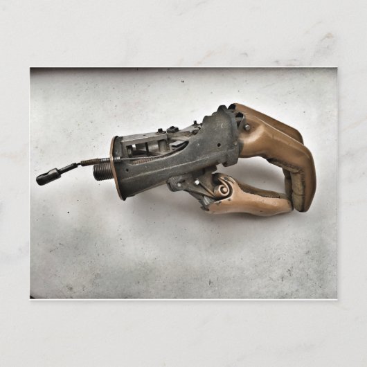 スチームパンクヴィンテージ人工手 ポストカード (正面)