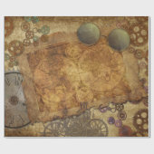 スチームパンクヴィンテージ収集包装紙シート ラッピングペーパー (フラット)