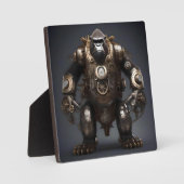 スチームパンク不機嫌ゴリラ。 フォトプラーク (正面)