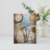 スチームパンク人形カード ポストカード (スタンド正面)