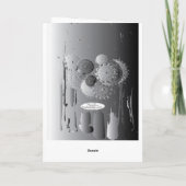 スチームパンク刺激を受けたオリジナルアートアニー大事な行事空白の カード (裏面)