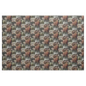 スチームパンク印刷綿織物 ファブリック (ファットクウォーター)