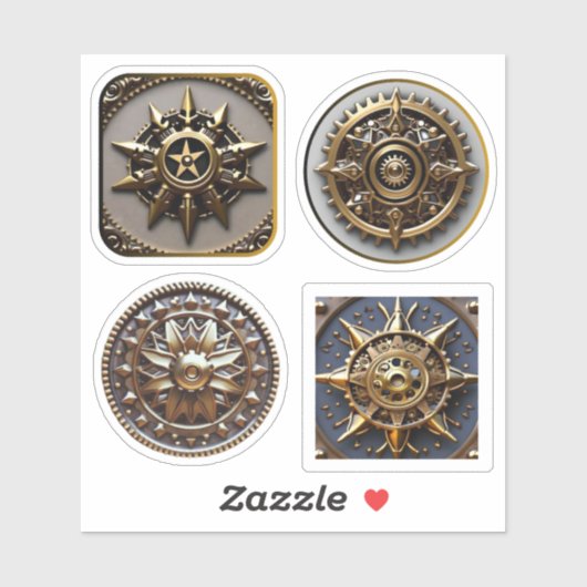 スチームパンク品揃え#1スチームパンク シール (シート)