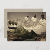 スチームパンク地方のポストカード ポストカード (正面/裏面)