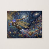 スチームパンク宇宙の天体機械銀河アート ジグソーパズル (横)