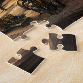 スチームパンク市気球 ジグソーパズル (側面)