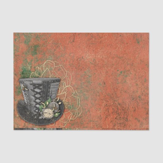 スチームパンク帽 薄葉紙 (正面)