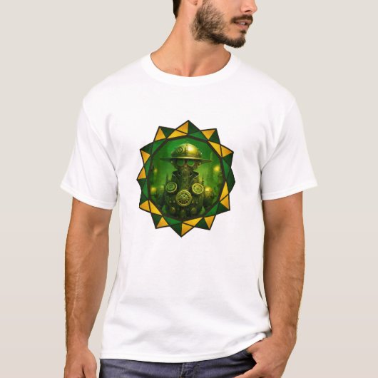 スチームパンク建設作業員 Tシャツ (正面)