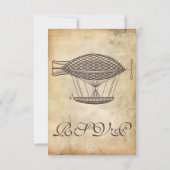 スチームパンク式出欠ビクトリアン返事 出欠カード (裏面)