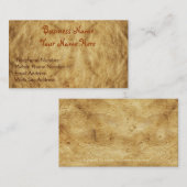 スチームパンク旧ヴィンテージ紙効果名刺 名刺 (正面/裏面)