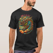スチームパンク旧正月ドラゴン Tシャツ (正面)