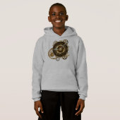 スチームパンク時計とアンティークギア (正面フル)