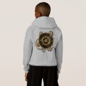 スチームパンク時計とアンティークギア (裏面フル)