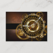 スチームパンク時計とアンティークギア アドバイスカード (正面)