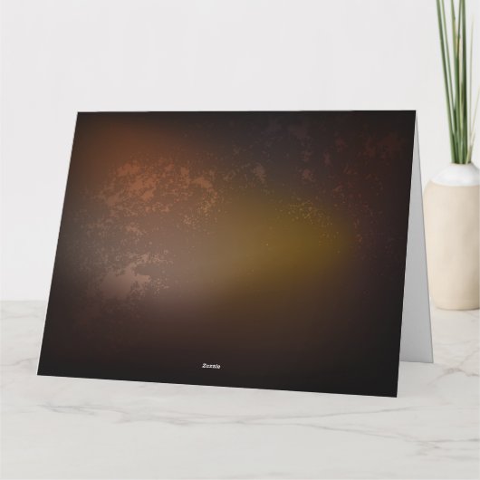 スチームパンク時計とアンティークギア カード (裏面)