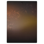 スチームパンク時計とアンティークギア クリップボード (裏面)