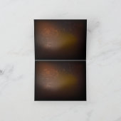 スチームパンク時計とアンティークギア ノートカード (内部)